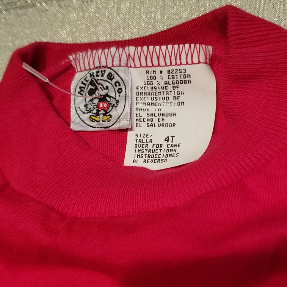 Mickey & Co. Girls Top Tee Cotton Embroidered NEW
